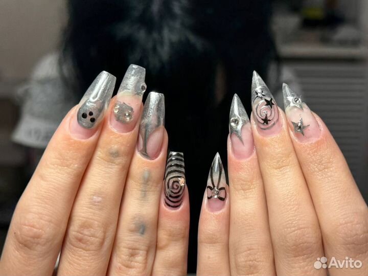 Наращивание crazy ногтей москва