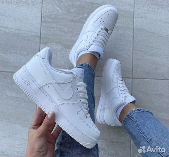 Nike air force 1 р.37 и 40 кожа/осень