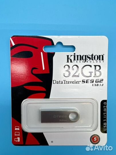 USB Флэш карта Kingston Datatravel SE9 32 Gb