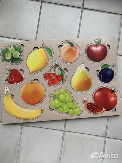 Вкладыши, сортеры, игрушки развивающие