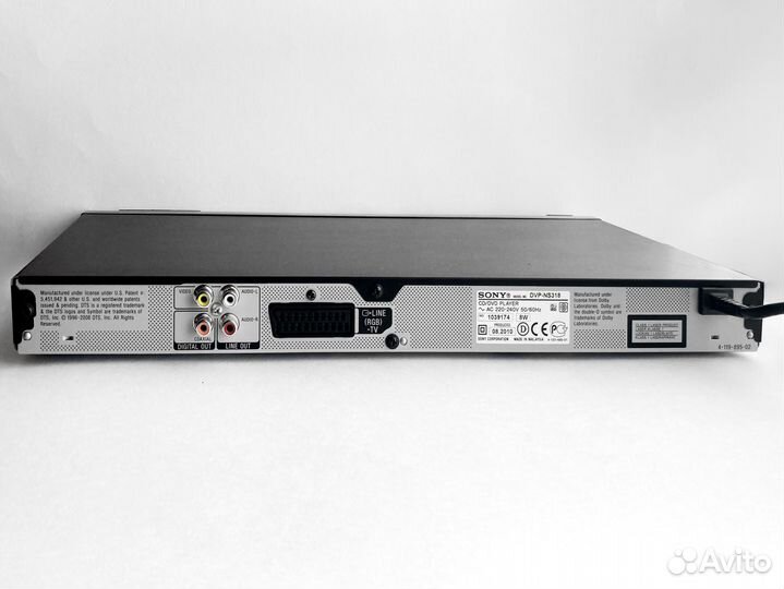 DVD-плеер Sony DVP-NS318