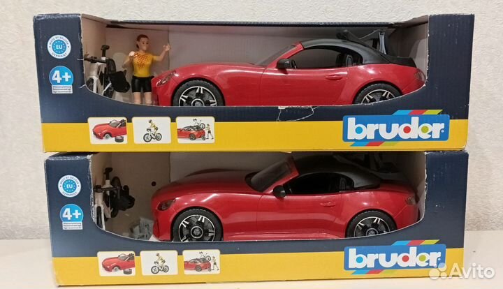 Машина bruder с фигурками (читайте описание)