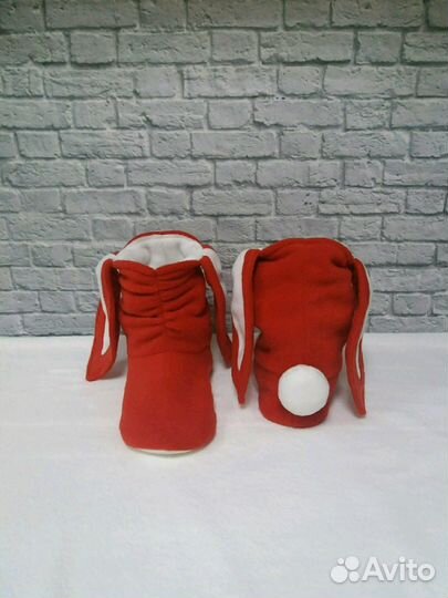 Домашние сапожки,тапки-зайцы