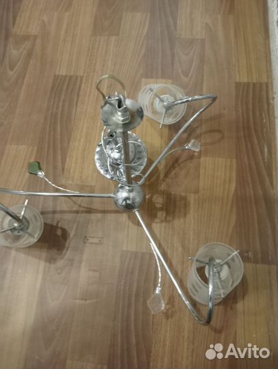 Люстра потолочная подвесная бу