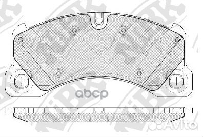 Колодки тормозные дисковые передние NiBK PN0529