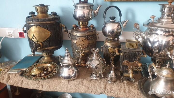 Декоративный самовар для антуража авторская работа