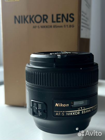 Объектив nikon 85mm 1,8g af-s