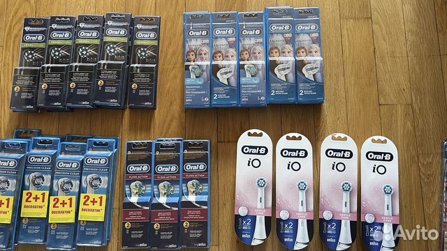 Насадки для зубной щетки oral; разные