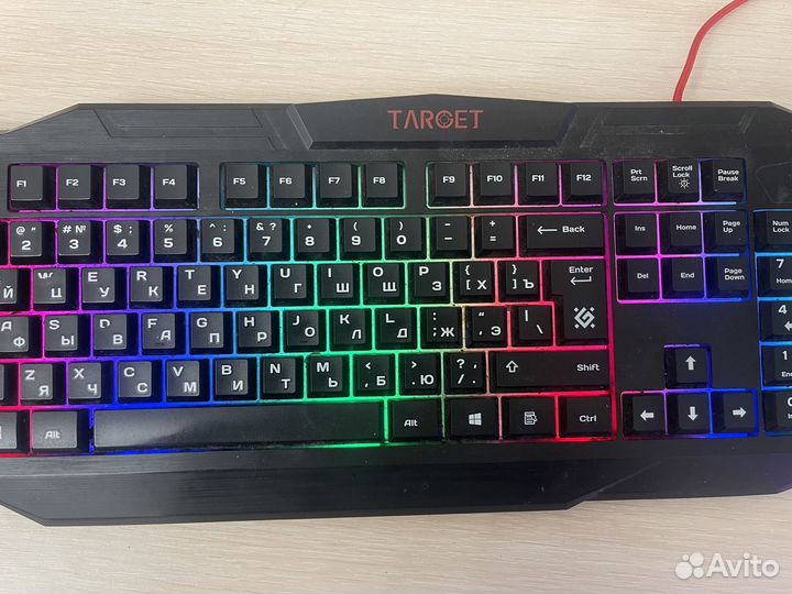 Игровой комплект клавиатура+мышка+наушники