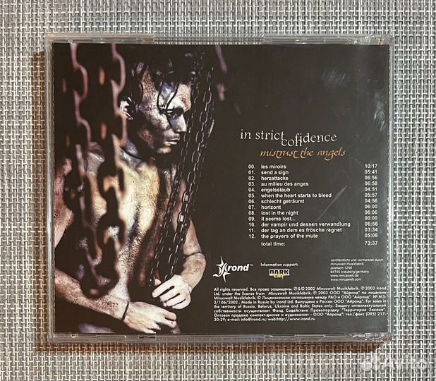 In Strict Confidence - Mistrust The Angels CD Rus