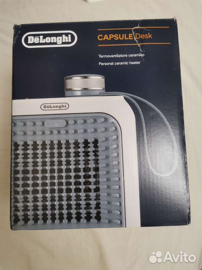 Керамический тепловентилятор DeLonghi Capsule Desk