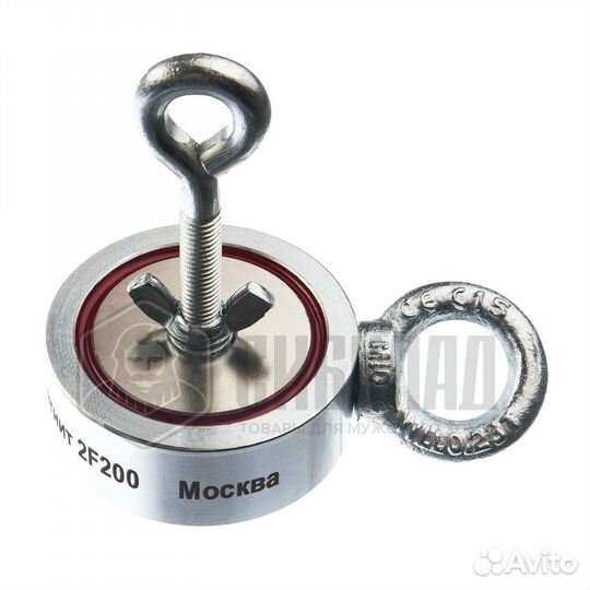 Двухсторонний поисковый магнит F200кгХ2 Н