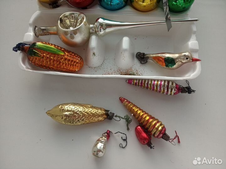 Елочные игрушки СССР и ГДР