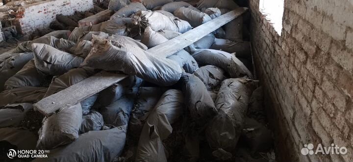 Грибные блоки отработанные