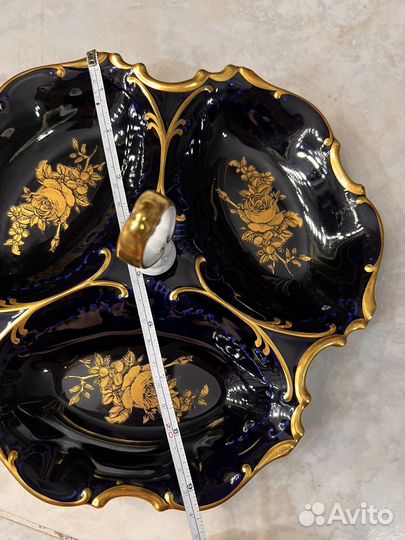 Менажница фарфоровая