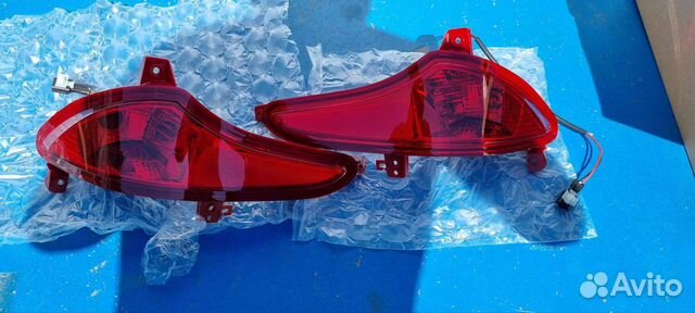 Задние фонари туманки Hyundai Solaris 14-17