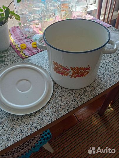 Таз оцинкованный, бидон, бак, кастрюля