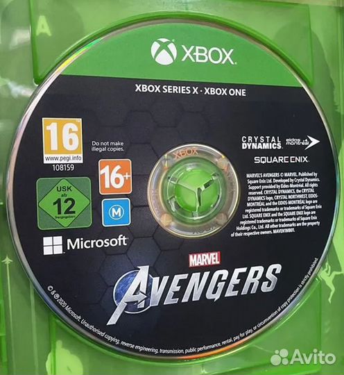 Marvels Avengers (Мстители) (Xbox One) б/у