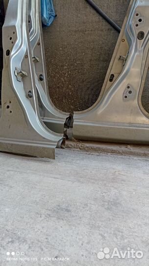 Стойки дверные боковые левая и правая ланос