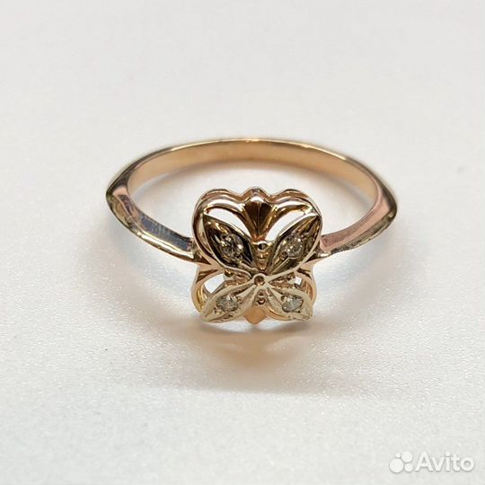 Золотое кольцо 585 пробы