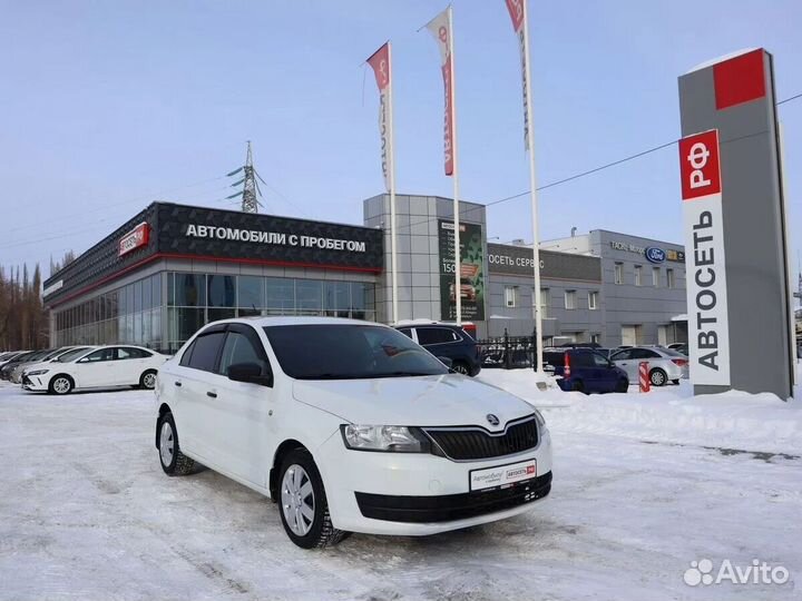 Skoda Rapid 1.6 МТ, 2017, 129 050 км