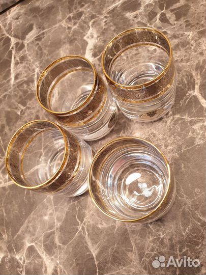 Стаканы д/виски Ideal панто платина Чехия Богемия