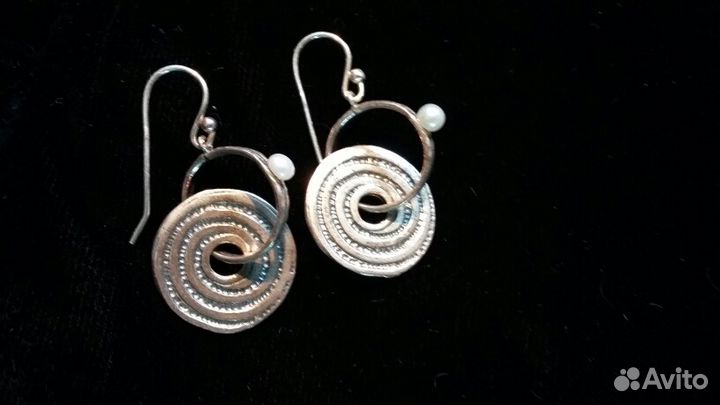 Серебряные серьги