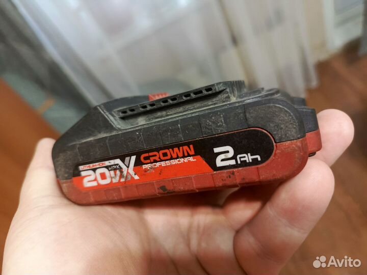 Аккумулятор crown CAB202013XE CB; B3+; 2 А/ч; 20В