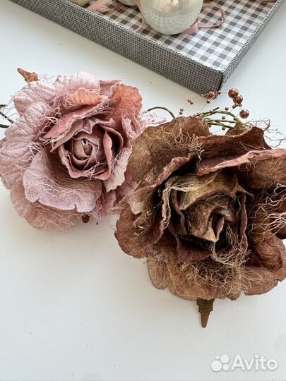 Украшение на елку цветы игрушка