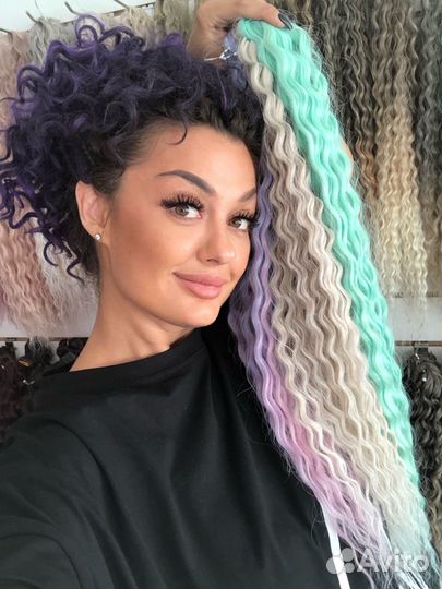 Комплект афрокудри канекалон дредокудри