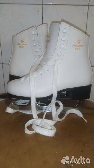 Коньки фигурные Graf montana gold 35р