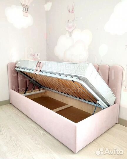 Детская кровать с мягкими бортиками на заказ