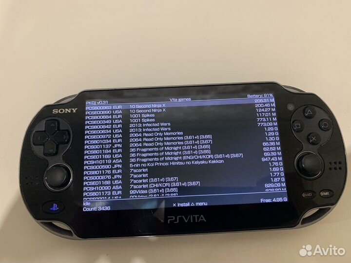 PS Vita - 3G/Wi-Fi - Прошитая