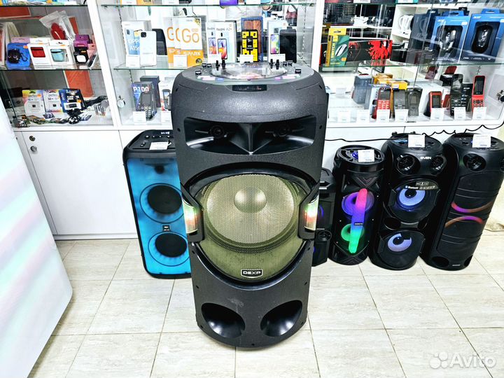 Огромная аудиосистема 500Вт диско-шар