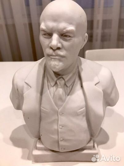 Бюст Ленина,Форфоровый завод лвз