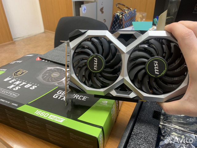 Видеокарта MSI GeForce GTX 1660 super Ventus XS OC