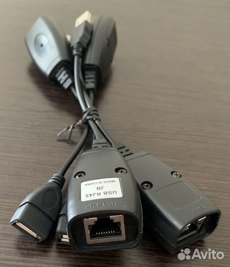 Адаптер-удлинитель с USB на RJ45