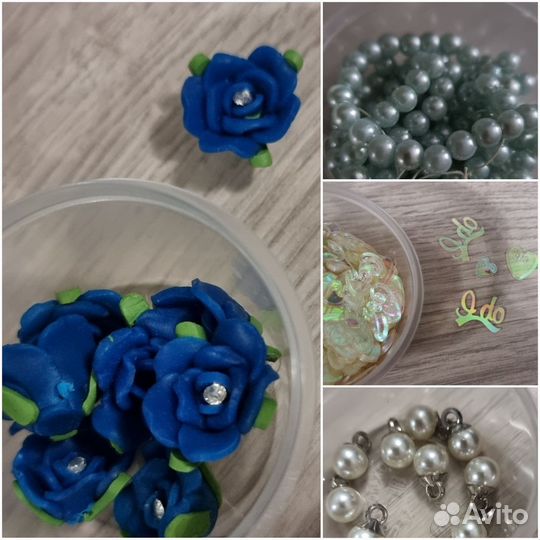 Бусины все для рукоделия, цветочне композиции