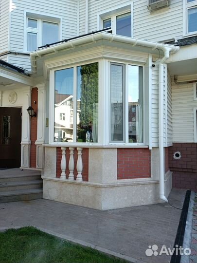 Установка Снегозадержателя и водосточной системы