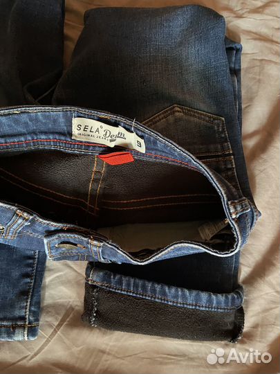 Джинсы тёплые Sela и Ilovedream, 134, 146