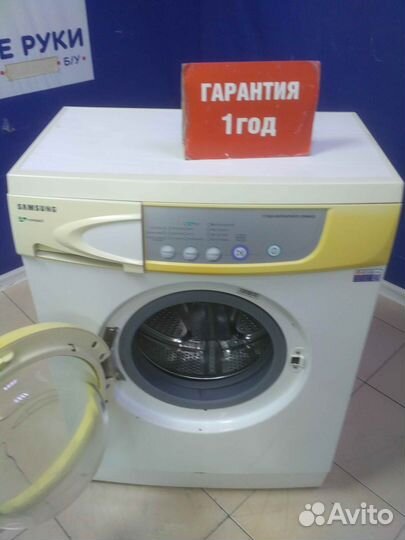 Стиральная машина бу samsung с гарантией 1 год