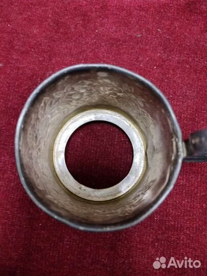 Подстаканник СССР мельхиор