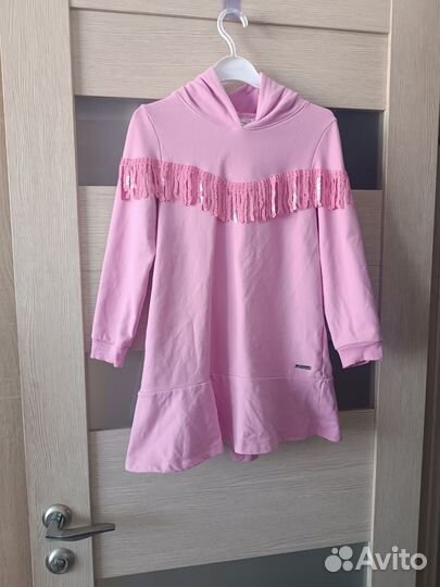 Платье худи 122-128 Original marines