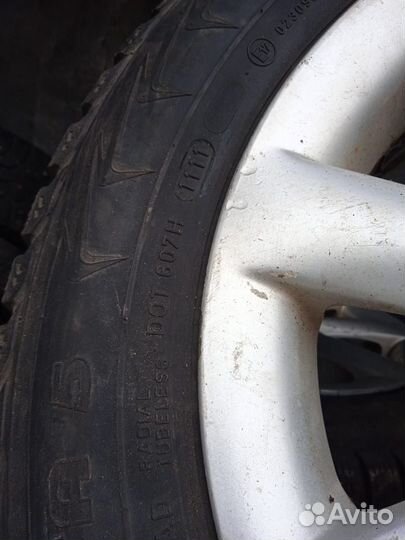 Комплект зимних колес r14 kia spectra