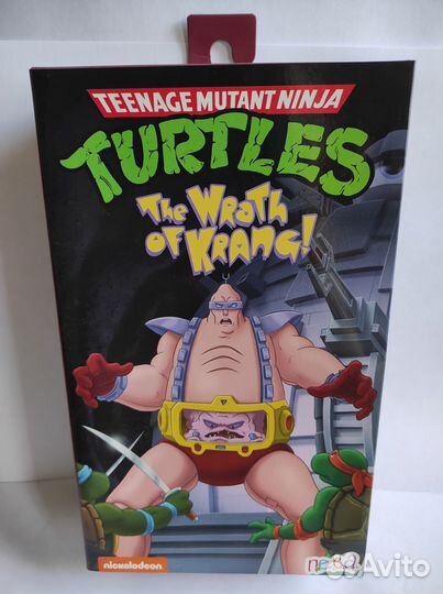 Оригинал Neca Ultimate Krang Android Body коробка