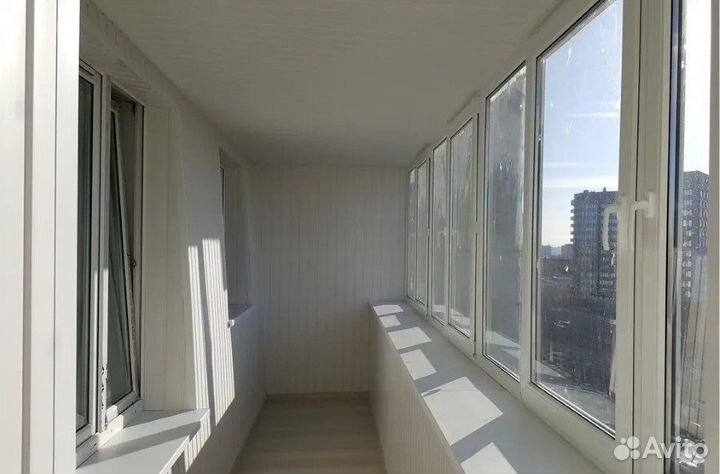 Остекление балконов и лоджий с выносом