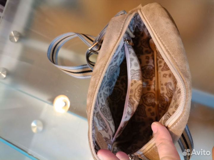 Сумка замшевая berg