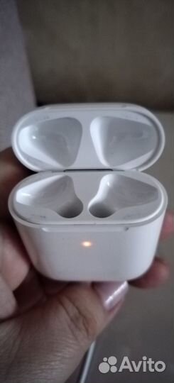 Кейс для airpods 1/2 с беспроводной зарядкой