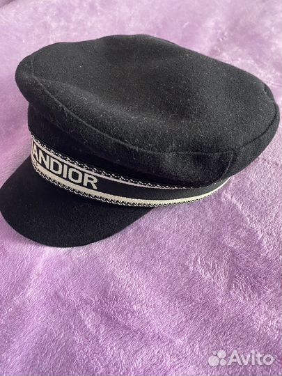 Кепка теплая, картуз dior