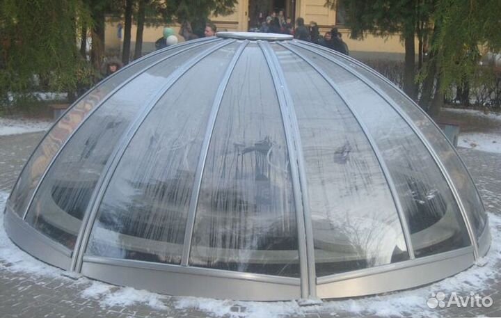 Панорамные купола стеклянные